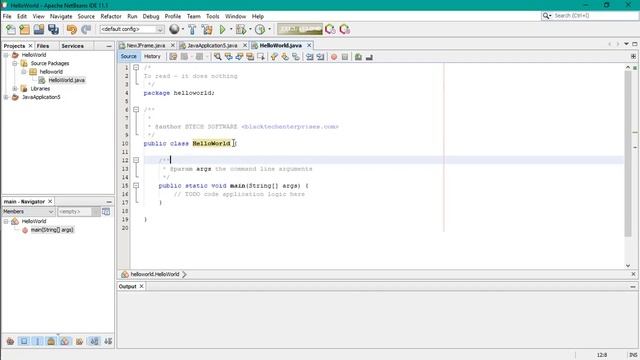 Hello World (Beginner Program) using Java and Netbeans 11 смотреть онлайн