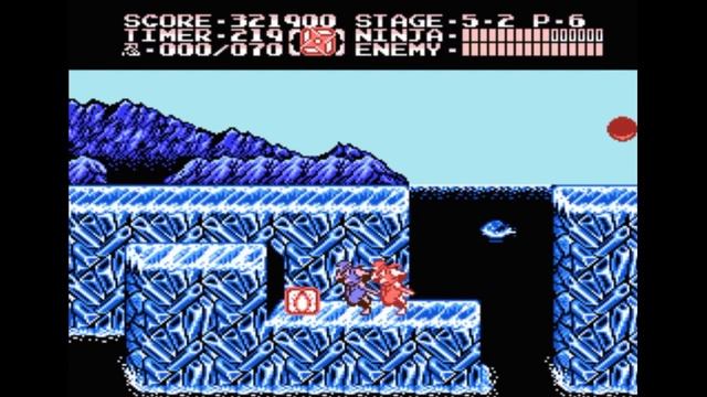 Dendy (Famicom,Nintendo,Nes) 8-bit Ninja Gaiden 2 The Dark Sword of Chaos Act 5