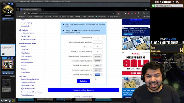 MTG Legacy | Bloodbraid Living End | Twitch Stream | VOD смотреть онлайн