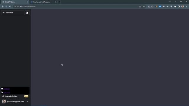 Create a ChatGPT UI by using Pure HTML, CSS, & JavaScript | MS Webco смотреть онлайн