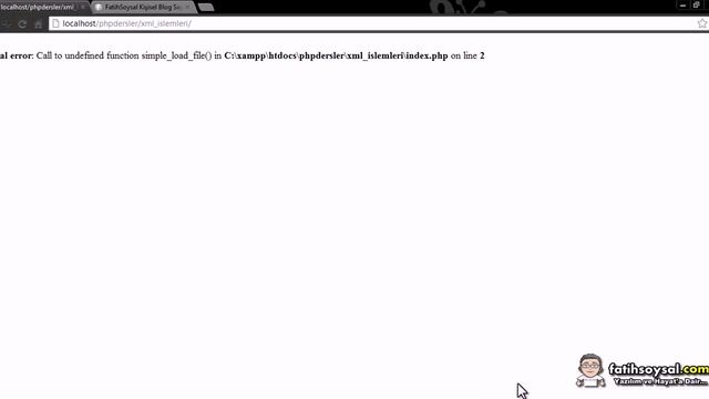 PHP ile XML bağlantısı ve Veri Çağırma {Fatihsoysal.com} смотреть онлайн