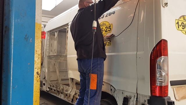 Naprawa blacharska Fiat ducato MAXI. Cz.1 смотреть онлайн