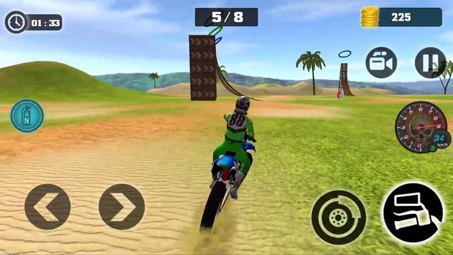 Motocross Beach Dirt Bike 3d Stunt - Racing Motor Bike - Best Mobile Android Gameplay смотреть онлайн