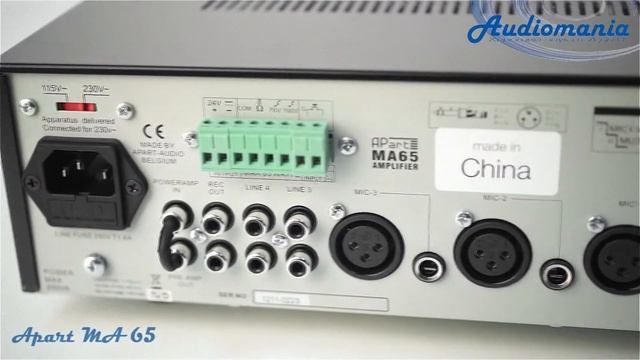 Микшер-усилитель Apart MA 65 смотреть онлайн