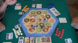 089 Колонизаторы 1/2   играем в настольную игру.