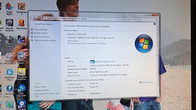 2012 Intel DQ67SW Custom Built Computer with Windows 7 Professional смотреть онлайн