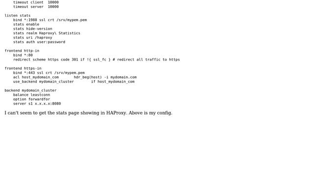 DevOps & SysAdmins: HAProxy stats page not working смотреть онлайн