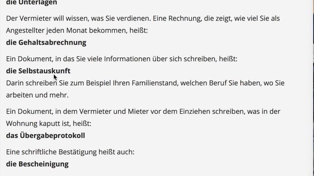 Deutsch Lernen leicht Eine Wohnung Mieten смотреть онлайн