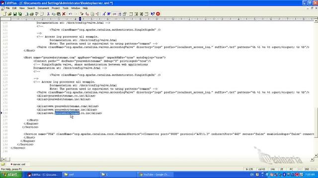 how to configure domain name in tomcat смотреть онлайн