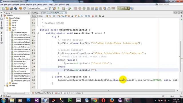 How to Search File From Zip File in Java Netbeans смотреть онлайн