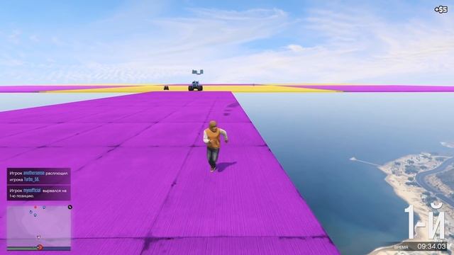 УГАРНАЯ СТЕНКА НА СТЕНКУ! ЧЕЛОВЕК ПРОТИВ ДАМПА - ГОНКИ НА МАШИНАХ В GTA 5 ONLINE смотреть онлайн