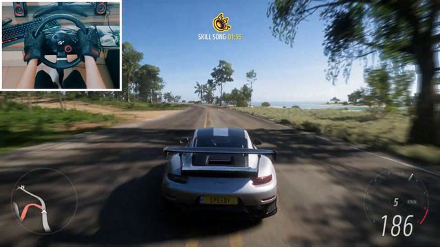 900HP Porsche 911 GT2 RS - Forza Horizon 5 | Logitech Driving Force GT смотреть онлайн