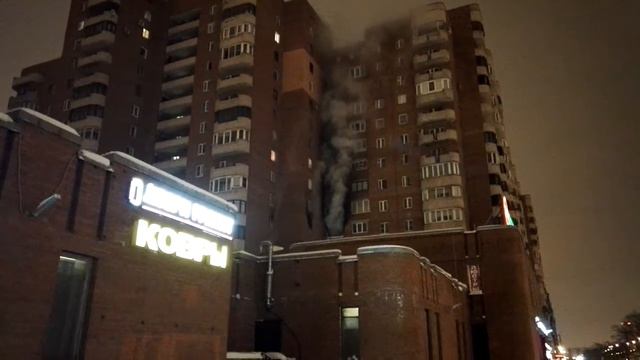 Пожар Санкт Петербурге пр Маршала Жукова 11.02.18 смотреть онлайн