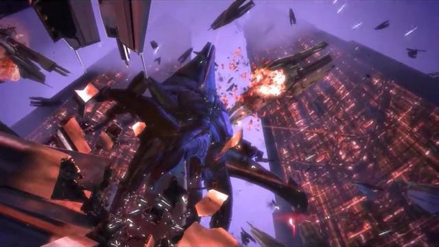 Mass Effect - Fight with Sovereign (3 of 4) смотреть онлайн