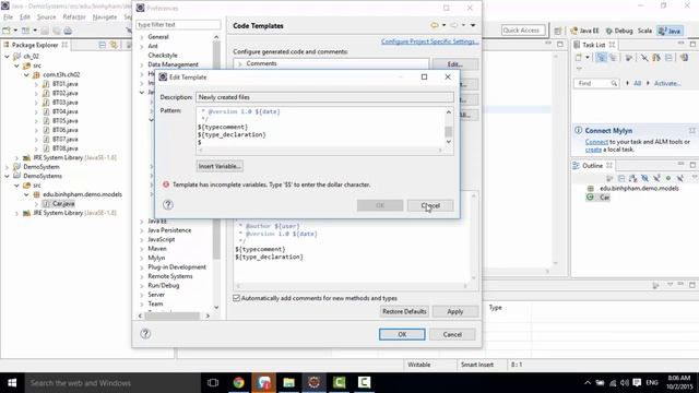 Java Coding convention смотреть онлайн