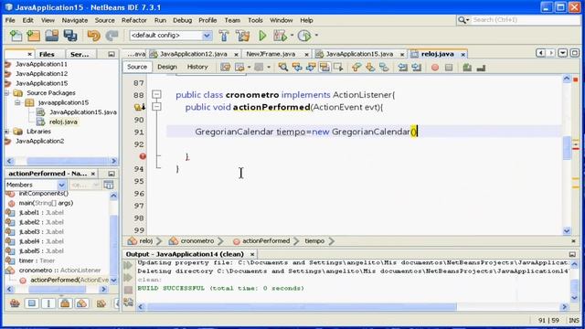 Reloj en java смотреть онлайн