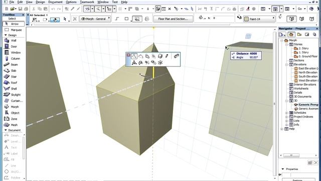 The ARCHICAD MORPH Tool - Inserting New Nodes Into a MORPH Edge смотреть онлайн