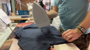 Машинная вышивка на готовой футболке.  Vlog #24