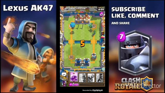 Clash Royale#8 /w Lexus AK47 Master King смотреть онлайн