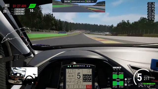 Assetto Corsa Competizione: КРАШ ИЛИ ПОБЕДА. Spa Francorchamps смотреть онлайн