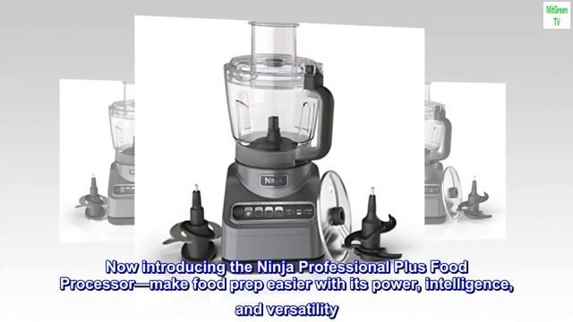 Ninja BN601 Professional Plus Food Processor, 1000 Peak Watts, 4 Functions for Chopping, Slicing, смотреть онлайн