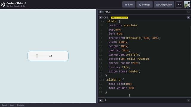 How to Create Custom Range Slider using HTML, CSS & JavaScript смотреть онлайн