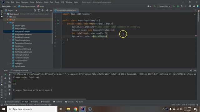 Java tutorial in Hindi for beginners #33 Array with input in Java | Java Array with user input смотреть онлайн