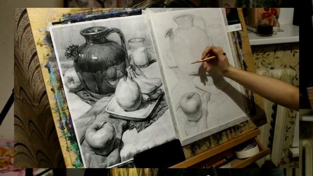 будни художника абитуриента | делаю домашку по живописи, рисунку, композиции | eksa смотреть онлайн
