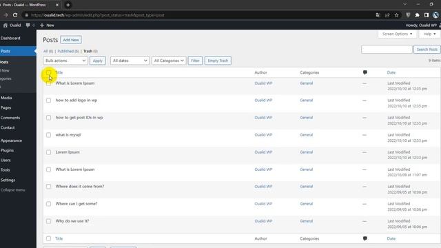How To Restore All Trash Posts in WordPress смотреть онлайн