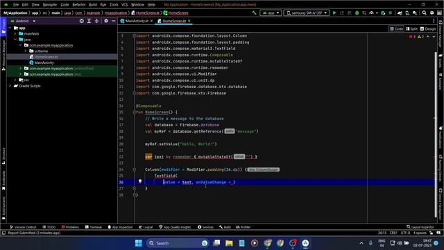 Firebase | Realtime Database | Write Data Firebase Realtime Database Android Studio Jetpack Compose смотреть онлайн