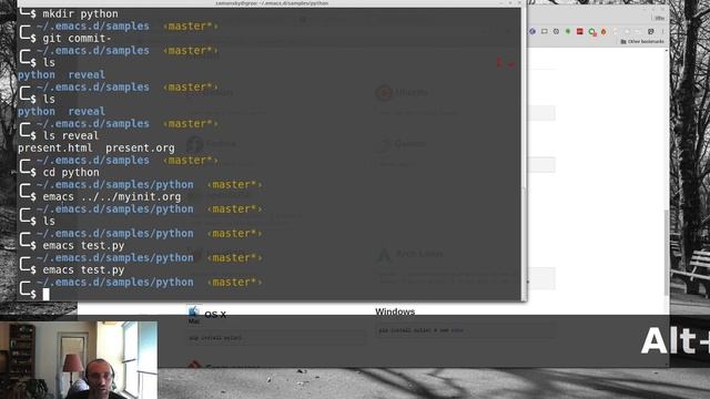 Using Emacs - 12 - flycheck and Jedi for Python смотреть онлайн