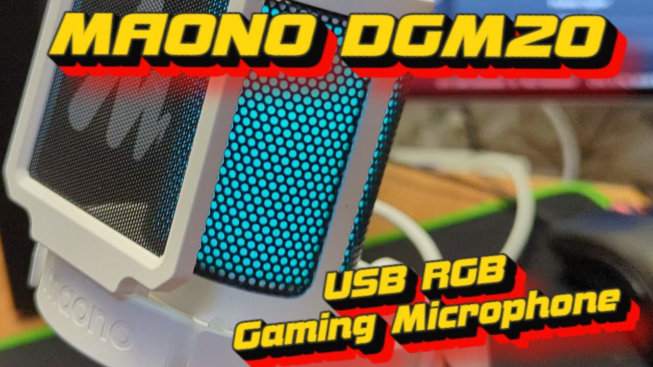 ЧЕСТНЫЙ ОБЗОР MAONO Gamerwave DGM20 USB RGB Gaming Microphone смотреть онлайн