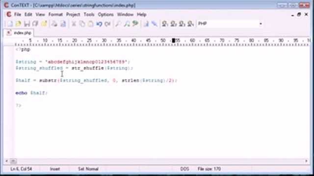 Anfänger PHP Tutorial-35 String-Funktionen Teil 2 смотреть онлайн