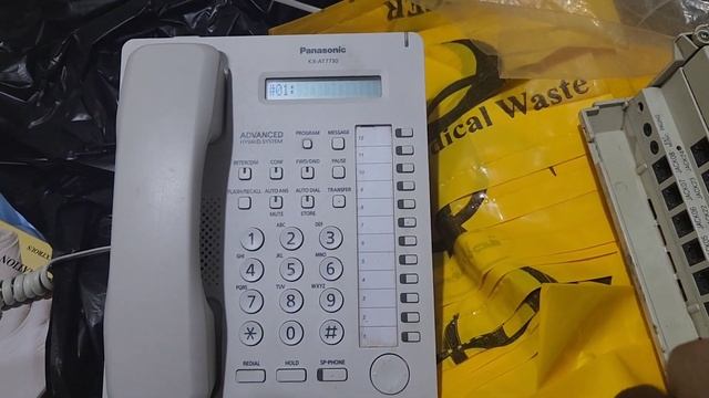 Panasonic Kx-tes824 CLI & Caller I'd Settings || Panasonic KX-TES824 Exchange