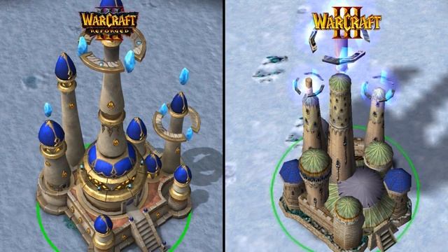 Warcraft 3 Reforged ● Постройки - сравнение моделей смотреть онлайн