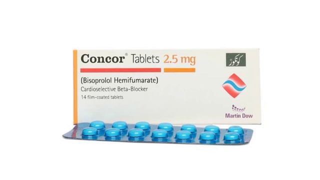Concor tablet (bisoprolol fumerate )2.5mg,5mg,10mg Dose ,Uses,Side effects смотреть онлайн