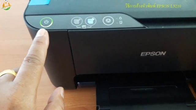 วิธีการล้างหัวพิมพ์ โดยไม่ต้องต่อคอมพิวเตอร์ EPSON L3210 смотреть онлайн