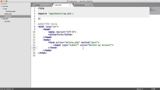 PHP Security: CSRF (Cross-site Request Forgery) смотреть онлайн