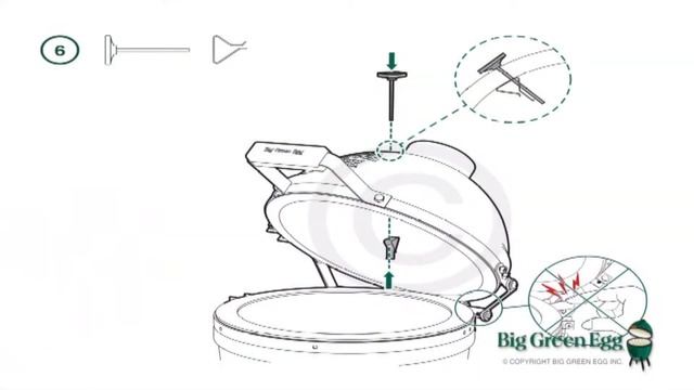 Гриль-барбекю Big Green Egg Mini - инструкция по сборке - www.Grill-Tut.ru смотреть онлайн
