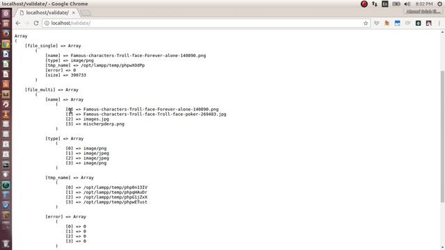 PHP Validation Advanced 1.06 - $_FILES Array Structure смотреть онлайн