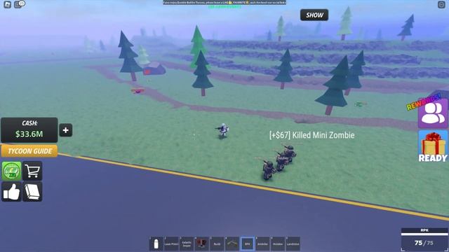 How To Get Artillery In Zombie Battle Tycoon On Roblox смотреть онлайн