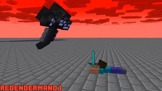 Herobrine VS Wither Skeleton Titan - (Mod/Addon VS Minecraft Creepypasta) смотреть онлайн
