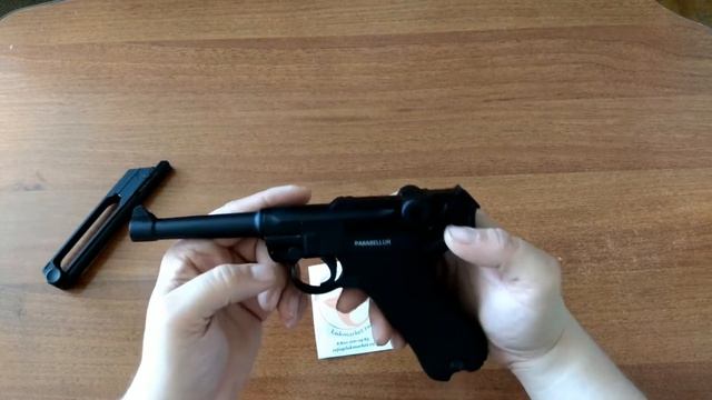 Обзор пневматического пистолета Gletcher Parabellum смотреть онлайн
