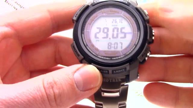 Часы Casio Pro Trek PRW-2000T-7E [PRW-2000T-7ER] - Видео обзор от PresidentWatches.Ru смотреть онлайн