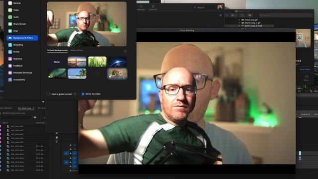 Creating a FAKE looped video for your ZOOM meetings! смотреть онлайн