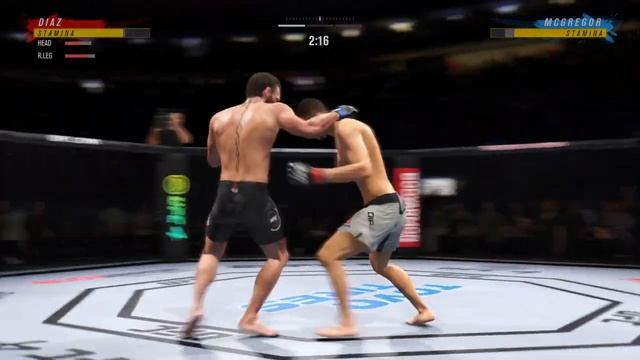 EA SPORTS™ UFC® 4 Gameplay on PS4 Slim смотреть онлайн