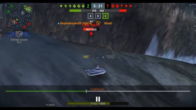 World of tanks blitz. Tiger 2 destroy 2 tanks with AP shell. смотреть онлайн