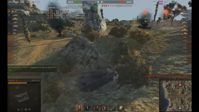 Танк 2 линии AMX 50 100 смотреть онлайн
