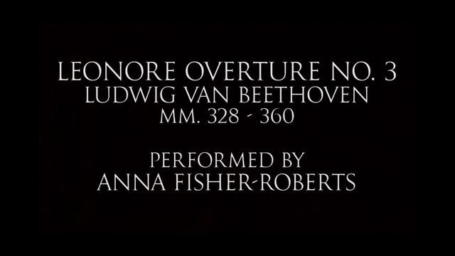 Leonore Overture no. 3, flute solo from Allegro - Ludwig van Beethoven смотреть онлайн