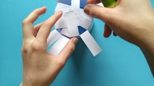 ☕ How to make a volumetric mug from A4 paper // DIY gift